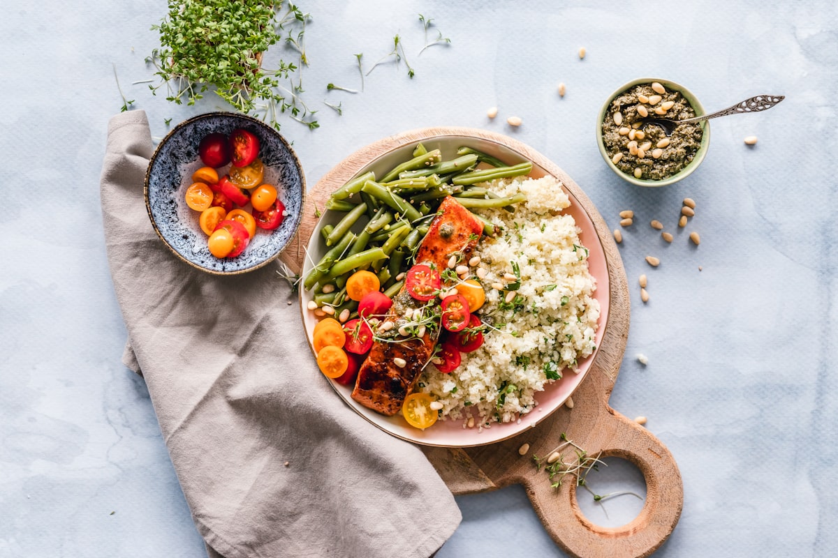 Healthy eating with a nutritionist